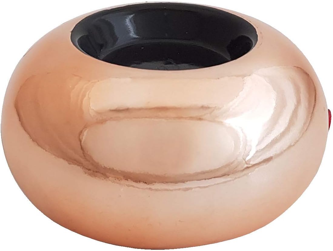 Astin of London Polished Rose Gold Ceramic Oil Burner Electric Aromatherapy Fragrance Diffuser