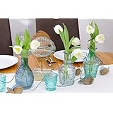 Maritime Tischdeko in Blau mit Fischen