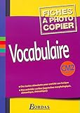 Image de Vocabulaire, cycle 3 : CM2 (Fiches)