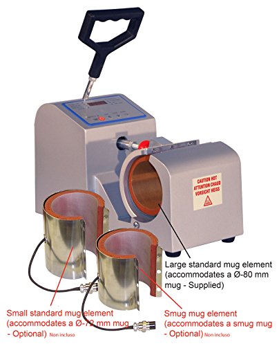 Preisvergleich Produktbild Transferpresse für Tassen Noten Studio Mug ø-80 mm