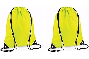 ONE SHOP DI BRACALENTE PIERO ONE SHOP Sacca Zainetto Sportiva Gym Sack Sport Ginnastica Nuoto Borsa Coulisse Palestra Impermeabile Viaggio Scarpe Scuola Asilo Bambini Adulti Unisex (2 Pezzi)