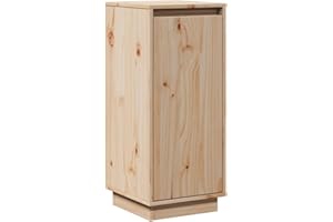 ‎VIDAXL vidaXL Sideboard mit Türen Kommode Anrichte Schrank Beistellschrank Mehrzweckschrank Standschrank Holzschrank 31,5x34x75cm Massivholz Kiefer