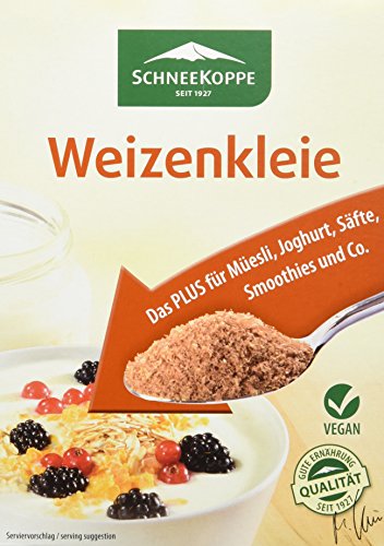 Preisvergleich Produktbild Schneekoppe Weizenkleie 6er Pack (6 x 200 g)