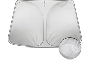 LANGBEAN Pare-Soleil Pliable pour VW Tiguan 3 2024 2025 2026, Pare-Soleil pour Pare-Brise Avant Bloque la Chaleur Protection Contre Les Rayons UV, Accessoires pour Tiguan III