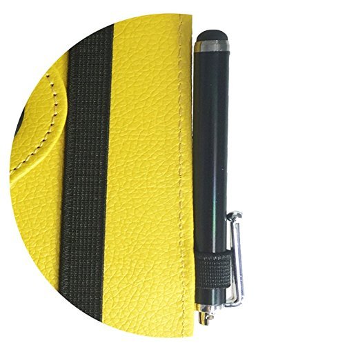 ChildPad M755 1024×600 Tablet PC – 7 Zoll Drehbare Tablet Schutztasche mit Standfunktion + Touch Pen – Gelb 7 Zoll 360 - 6