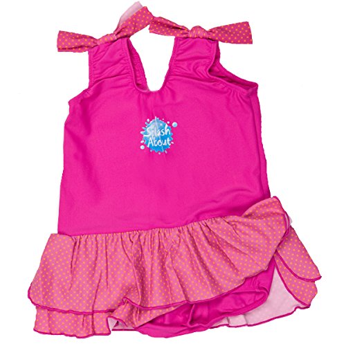 Splash About Girl's Skirt Swimming Costume - 1-2 Years, Pink/Mango