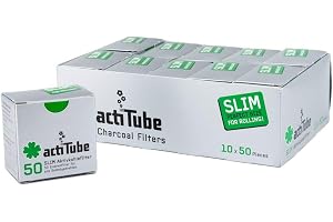 actiTube Slim aktivt kolfilter 10 x 50 st. 500 filter