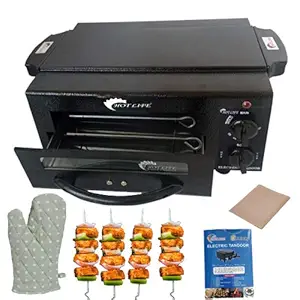 Hot Life 1500W High Quality Upper-Lower (On-Off) Regulator System Electric Tandoor Comboo (Black)