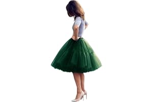 Babyonlinedress Femme Jupon Rétro Style année 50 Vintage en Tulle Audrey Hepburn Rockabilly Petticoat Tutu-18 Couleurs