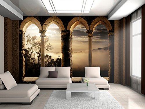 FOTOTAPETE 350×245 cm – VLIES TAPETE PREMIUM – PROFI QUALITÄT – Top moderne Wanddeko – Riesen Wandbild – Top Design Tapete – Neue exklusive Edition mit noch besser Druckauflösung – Deutsches Premium Vlies – Architektur 10110904-13 - 2