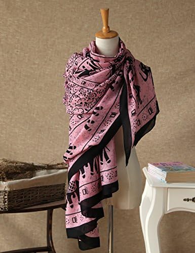 European - Style Spring And Autumn Women 's Large National Warm Travel Scarf Shawl (Same Size As 6 Colors) ( Color : A )