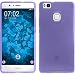 Produktbild PhoneNatic Case für Huawei P9 Lite Hülle Silikon lila transparent + 2 Schutzfolien