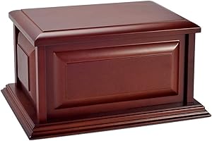 MAKEY'S Wood Urn, Professional Wooden Urns for Human Ashes Adult,Cremation Urns (MDF)