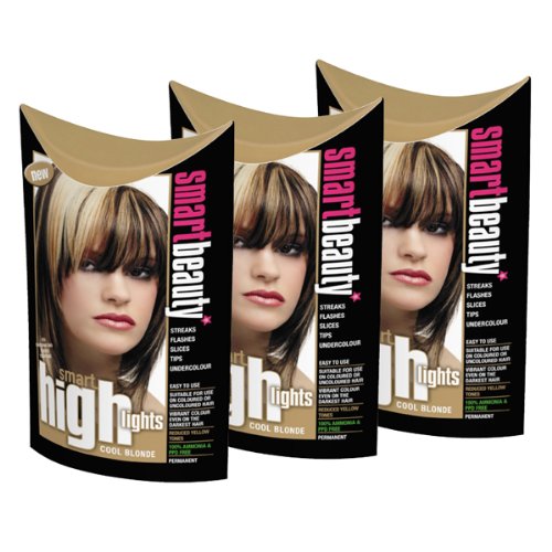 Smart Highlights Cool Blonde Hair Colour x 3