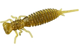 East Rain Larve Leurres Souples 5cm/6.2cm/8.5cm Leurres Artificiels Pêche Ver en Silicone Basse Pike Minnow Swimbait Jigging Appâts en Plastique