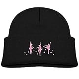 Unisex Design And Style tgyew Funny Unisex Boys Girls Flowers Ballet Knitted Beanie Caps Cute Kids Warm Hats Adjustable