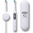 Oral-B iO Series 7 Electric Toothbrush with 1 Replacement Brush Head, White Alabaster