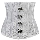 hochwertig verarbeitet ist dieses echte Unterbrust-Korsett 8228 Ein reizvoller Blickfang ist  das exclusive Design vorne und die Schnürung mit Kordel hinten.Hinter der Schnürung ist eine Schutzlasche eingearbeitet, die bei Bedarf auch umgeklappt werden kann, um Haut zu zeigen. Auch vorne ist eine Schutzlasche eingearbeitet. S=34  M=36  L=38  XL=40  XXL=42  4XL=44-46  6XL=48-50 Forming Stäbchen aus Metall sorgen für einen perfekten Sitz. Dieses raffinierte und effektvolle Korsett kann auch als