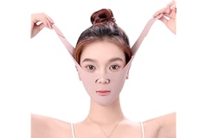 SIVZUMO Gaine visage, Réutilisable Masque En Forme De V, Gaine double menton, adaptée à un usage quotidien, Rose