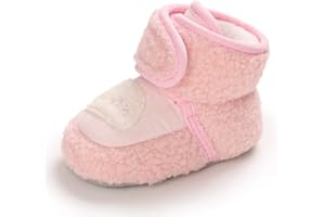 MASOCIO Bottes Bébé Fille Garçon Hiver Chaussures Premiers Pas Antidérapant Semelle Souple