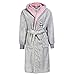 Produktbild Softan Mädchen weiche Korallen Fleece Bademäntel, Luxus mit Kapuze Schalkragen Kimono Panda Cartoon-Muster Bademantel Terry Frottier, grau