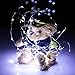 Produktbild XGUO 100 LED 10 Meter Lichterkette Wasserfest String USB Port 6V Beleuchtung Ambiente für Außen Landschaft, Terrasse, Garten, Schlafzimmer, Camping, Weihnachtsfest, Hochzeit--Weiß