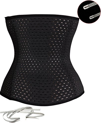 DODOING Damen Waist Training Trainer Korsett Sport Taille Cincher Body Shaper Taillenmieder Bauchweggürtel Corsage Corset Korsage Top - 5