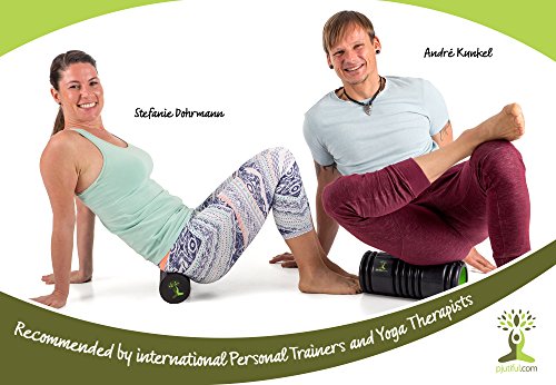 PJUTIFUL SELBSTMASSAGEROLLEN SET – „All in 1“ Faszienrolle: Inklusive Übungsvideos und Übungsposter. 100% Geld – zurück Garantie. 2 hochwertige Faszien Roller (wird auch Foam Roller, Blackroll oder Fitnessrolle genannt ) – zur ultimativen Entspannung und Behandlung des Bindegewebes. - 7