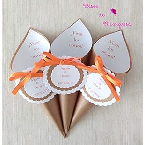 50 Einheiten Reiskegel Hochzeit. Wedding kegel