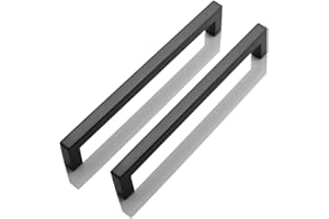 Probrico 5 Stücke Möbelgriffe Schwarz 192mm, Griffe für Lüchenschränke 192mm Lochabstand