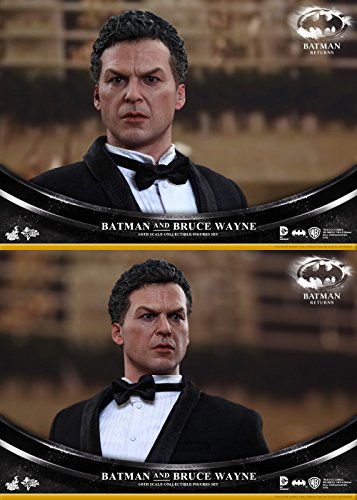 Hot Toys 1:6 Scale Batman and Bruce Wayne Returns Figure Set (Black)