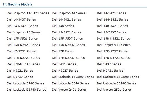 DTK Ultra Hochleistung Notebook Laptop Batterie Li-ion Akku für Dell Inspiron 14 3421 / 14r 5421 3437 N3421 N5421 / 15 3521 / 15r 3537 5521 5537 N3521 N5521 N5537 / 17 3721 / 17r 5737 N3721 N3737 N5721 N5737 5721 MR90Y [ 6-cell 11.1v 4400mah ] - 6