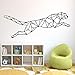 Price comparison product image Handaxian Creative Design Cheetah Pattern Wall Sticker for Boys Bedroom Decoration Accessories Vinyl Self Adhesive Decal Waterproof P43*123cm