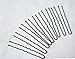 Mytoptrendz® 60mm Long Black Hair Bun Pins Grip U Shape Wavy Pins For Hair Bun (Pack of 30 )
