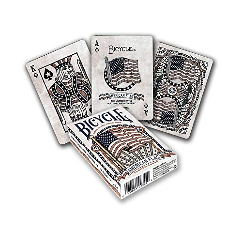 Preisvergleich Produktbild Bicycle Playing Cards 1036202 American Flag Kartenspiel, Small