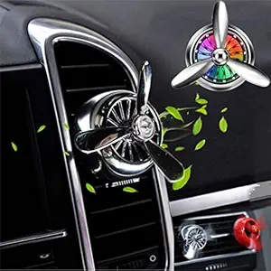 Propeller Airplane Shaped Car Diffuser Vent Clip Air Freshener (Color Assorted) for Skoda Octavia