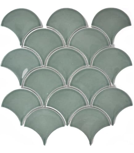 Octagon Mosaik Fliesen Blau-Weiß - Keramik Für Bad & Wand | 295x295mm