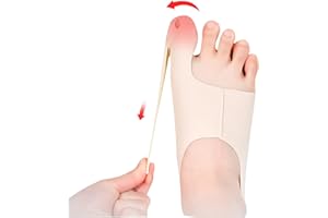DINGBIU Bunion Corrector - Adjustable Big Toe Straightener - Ultra-Thin Bunion Sleeve Bunion Protector for Men and Women, Soft Bunion Socks for in Shoes - Day And Night Pain Relief, 1 Pair,Medium