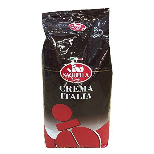 Saquella Kaffee Espresso - Crema Italia, 1000g Bohnen