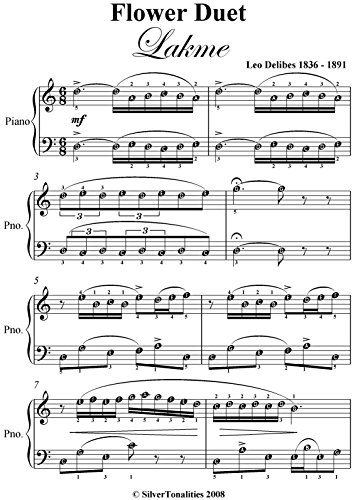 lakme flower duet sheet music