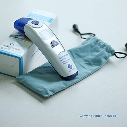 Etekcity Duales Infrarot Fieberthermometer Ohrthermometer Stirnthermometer für Babys Kinder Erwachsenen, Weiß - 7