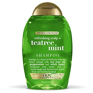 OGX Extra Strength Tea Tree Mint Shampoo 13 Ounce Bottle