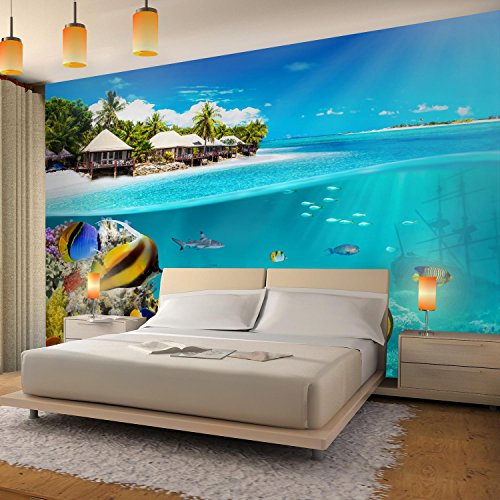 Fototapete Strand 396 x 280 cm – Vliestapete – Wandtapete – Vlies Phototapete – Wand – Wandbilder XXL – !!! 100% MADE IN GERMANY !!! Runa Tapete 9062012a - 3