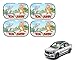 Auto Hub Tom n Jerry Car Window Sunshades For Skoda Rapid - Pack of 4 RS.195.00