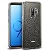 Produktbild ESR Glitzer Hülle kompatibel mit Samsung Galaxy S9, Sparkle TPU Schutzhülle [DREI-Schicht] [Unterstützt Wireless Ladegerät] kompatibel mit Galaxy S9 5,8" (2018)(Schwarz)