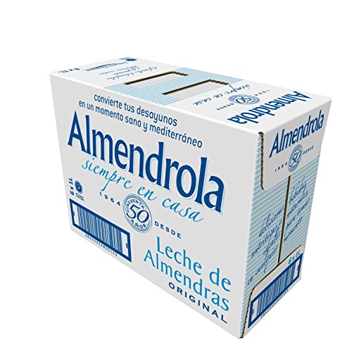 Almendrola Leche de Almendras Original - Paquete de 6 x 1000 ml - Total 6000 ml