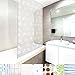 Produktbild Modernes Duschrollo Ocean mit Kassette | schnelltrocknendes Rollo für Dusche und Badewanne | bis zu 240 cm Länge ausziehbar | zahlreiche Breiten wählbar (Breite 160 cm)