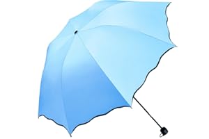 Maibar Sun Umbrella UV Protection SPF 50 Small Folding UPF 50+ Mini Umbrellas for Lady Women