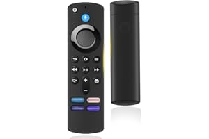 Glitfix Ersatz-Sprachfernbedienung (3 Gen) Kompatibel mit AMZ Smart TV S-t-ick (2 und 3 Gen), TV S-t-ick(4K, 4K Max, Lite, HD), TV Cube(2nd und 3rd Gen), mit Bluetooth und 4 Abkürzungsschlüssel