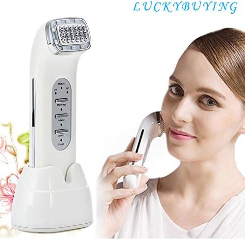 Handheld Dot Matrix RF Anti-aging Facial Tonning Device Face Lift Body Skin Firming Beauty Machine,Cordless Rechargeable Portable Beauty Device, Wrinkle Removal, Skin Rejuvenation, Skin Tightening,